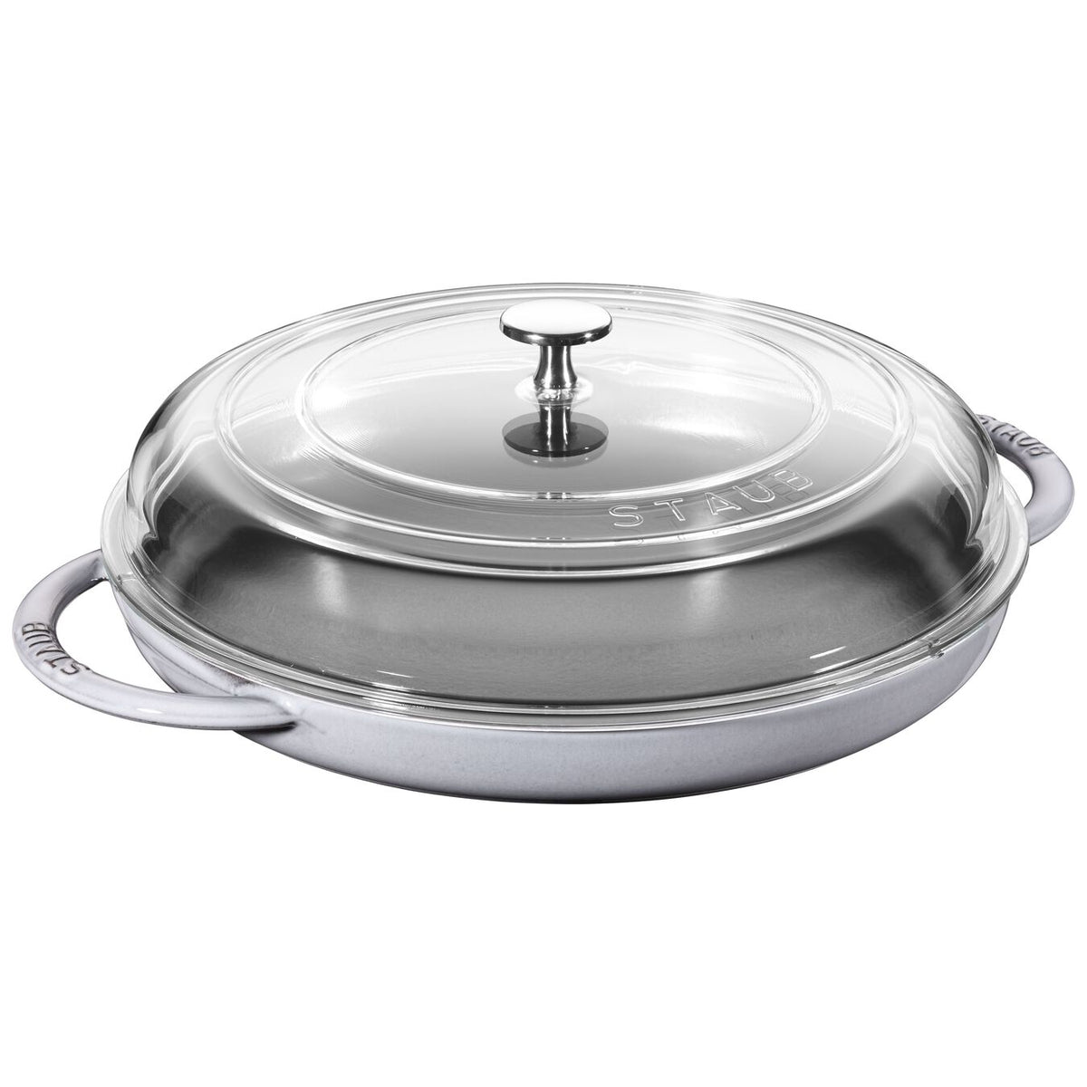 Staub Cast Iron 12-inch Braiser with Glass Lid