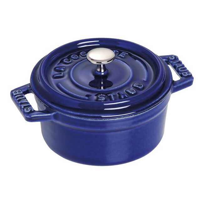 Staub 3pc Blue Cocotte Set