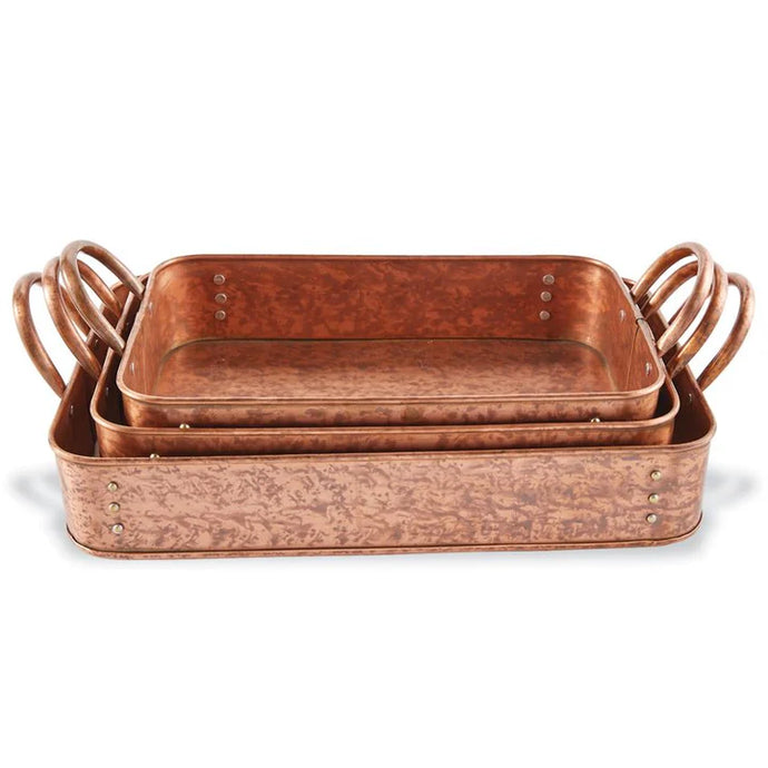 Large Copper Casserole w/handles