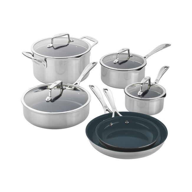 Zwilling 10PC Clad CFX pots & pans