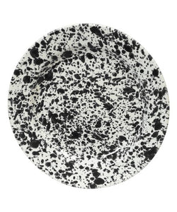 DINNER PLATE, BLACK MARBLE