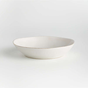 Marin White Low Bowl