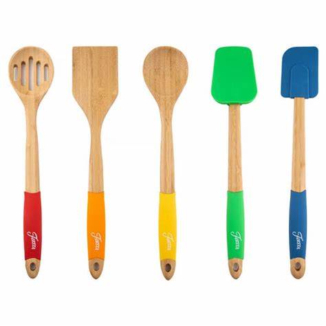 Fiesta 5 PC Bamboo Utensil set