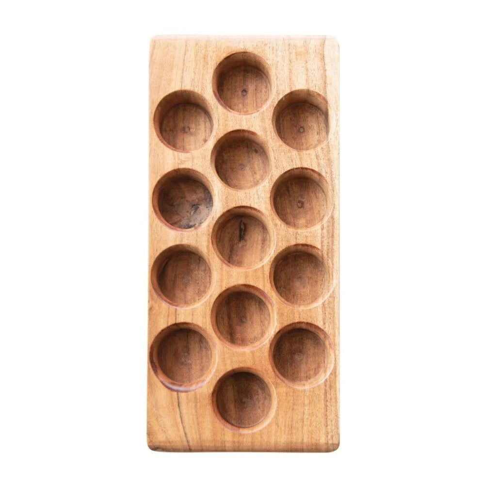 WOOD EGG TRAY