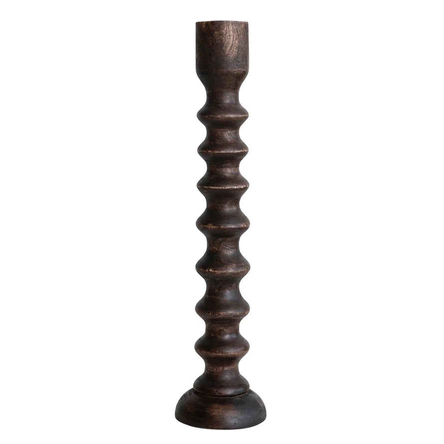 Carved Taper Holder