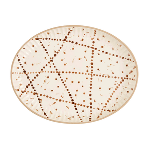 Stoneware Spatter Platter