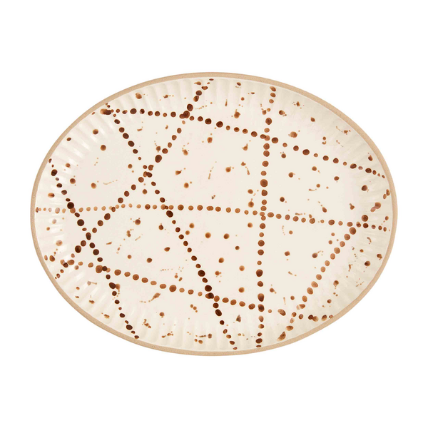 Stoneware Spatter Platter