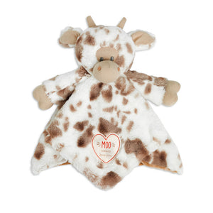 Barnyard Cow Rattle Blankie