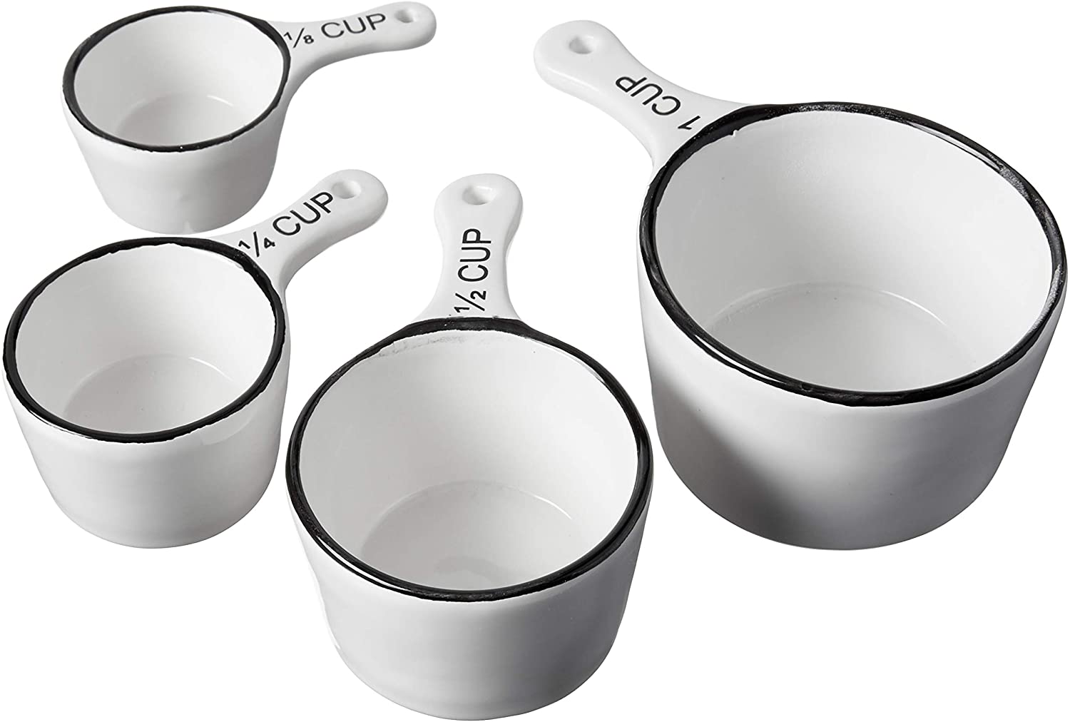 Brampton Stoneware Measuring Cups, Black, Be Home