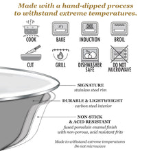 Load image into Gallery viewer, Enamel Oval Tray - White