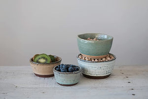 Set of 4 Glazed Bowls