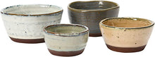 Load image into Gallery viewer, Set of 4 Glazed Bowls